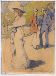 Puistossa