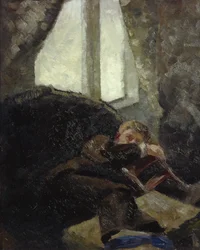 Nuori mies - seuraavana päivänä (krapula) 1884 (öljy kankaalle)