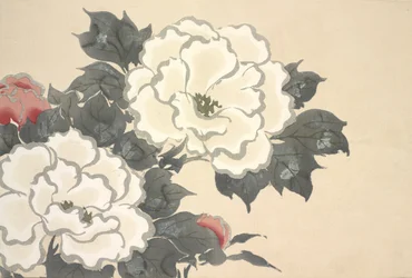 Fukami-Gusa, Momoyo-gusa (Asioiden maailma) Vol I, pub.1909 (värilohko puupiirros)