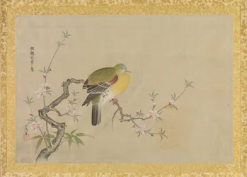 Album of Copies of Chinese Paintings, albumin lehti, (muste ja väri silkille)