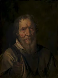 Vanhan miehen muotokuva. Christian Jacobsen Drakenberg (?)