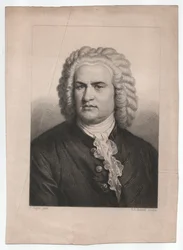 Johann Sebastian Bach (1685-1750) (n. 1850, kaiverrus).