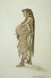 Ahsch Psa Masihichsi, Hidatsa-mies