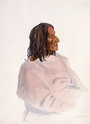 Homachséh-Kakatóhs, Piegan-Blackfeet-mies