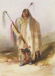 Pehriska-Ruhpa, Hidatsa-soturi