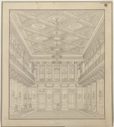Berliini. Gendarmenmarktin teatteri, konserttisali
