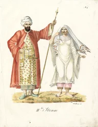 Arabialainen pariskunta (tulosta)