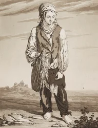 Nuoret kerjäläiset, n. 1800.