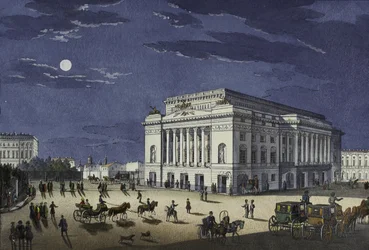 Aleksandrinski-teatteri Pietarissa, 1800-luvun ensimmäinen puolisko.