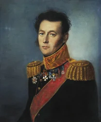 Kenraali Ivan Skobelevin muotokuva 1778-1849, 1826