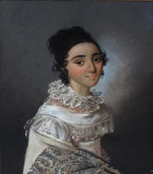 Jekaterina Emmanuilovna Abamelik-Lazareva muotokuva 1806-1880, os. Manuk-Bey, 1820