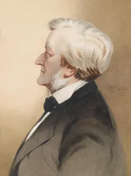 Säveltäjä Richard Wagnerin muotokuva 1813-1883, n. 1913
