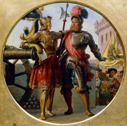 Keisari Maximilian I ja Georg von Frunsberg, 1868