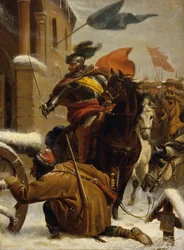 Johann de Werthin hyökkäys Tuttlingenin lähellä, 1643, 1866.