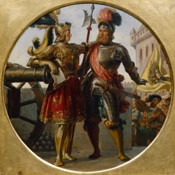 Keisari Maximilian I ja Georg von Frundsberg