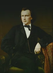 Johannes Brahms (öljy kankaalle)