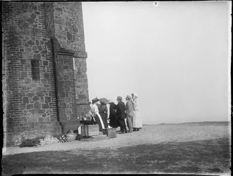Leith Hill Tower, Leith Hill, Wotton, Mole Valley, Surrey, 25.5.1912 (b/w kuva)