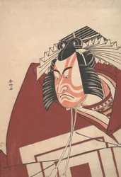 Ichikawa Dan Juro V:n jäsen Ah, esiintykää vähän aikaa, vai mitä? 1789.