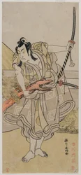 Ichikawa Monnosuke Good s Kun olin esi-isä, n. 1770-luku.