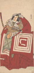 Kabuki ac ja r Ichikawa Mon Osake Okei Shinozuka Kazuo Ah, jonkin aikaa. . . , 11. portti, 1790.