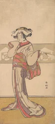 Segawa Chrysanthemin nainen Mukava tien jäsen, tiikeri rannalla, vai mitä? 1790.