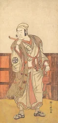 Ensimmäinen Nakamura Nakazo Shimada no Hachizon roolissa, huhtikuu 1783.