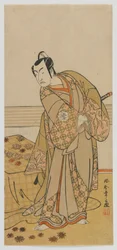 Näyttelijä Matsumoto Koshiro IV, Edo-kausi, 1770-luvun loppu (värillinen puupalikkaprintti)