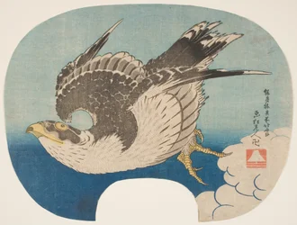 A Hawk in Flight, n. 1840 (puukiviprintti)