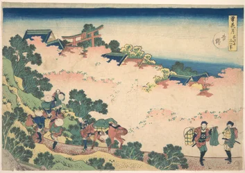 Kirsikankukat Yoshinossa (Yoshino), sarjasta ”Lumi, kuu ja kukat” (Setsugekka)