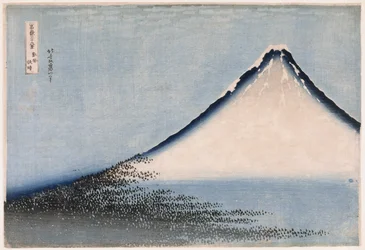 Fine Wind, Clear Weather, varianttipainos sarjasta Thirty-six Views of Mount Fuji , c. 1831.