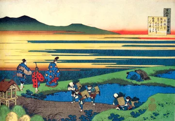 Sarjasta Sata runoa sadalta runoilijalta: Sanji Hitoshi, c1830.