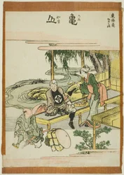 Kameyama, sarjasta "Fifty-three Stations of the Tokaido (Tokaido gojusan tsugi)"