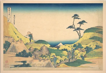 Ala-Meguro (Shimo Meguro), teoksesta ”36 näkymää Fuji-vuorelta” (Fugaku sanjūrokkei)