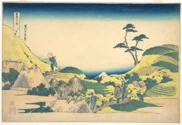 Ala-Meguro (Shimo Meguro), teoksesta ”36 näkymää Fuji-vuorelta” (Fugaku sanjūrokkei)