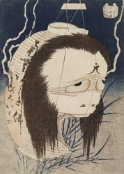 Oiwan aave. Sarjasta Hyaku Monogatari, Sata kummitustarinaa, n. 1832