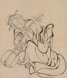 Samisenin viritys, 1700-luvun loppu - 1800-luvun alku.