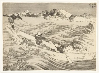 Yatsugatake Shinanon maakunnassa, 1834-35 (puupalikka)
