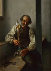 The Taper (öljy kankaalle)