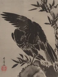 Crow on a Rock, n. 1887.