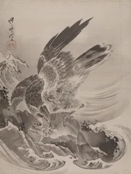 Eagle Attacking Fish, n. 1887.