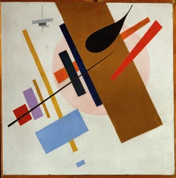 Suprematismi (öljyä kankaalle)