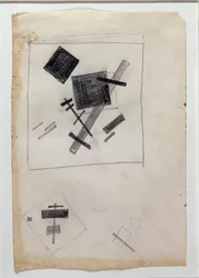 Suprematistinen kokoonpano (piirustus