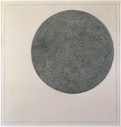Suprematistinen elementti: ympyrä (öljy kankaalle, 1900-luku)