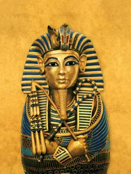Tutankhamonin sisäelinten arkkuarkku; Tutankhamon; Exh..., 2009 (kuva).