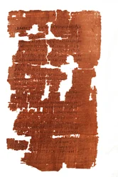 Juudaksen evankeliumin sivulla lukee "Salainen kertomus siitä ilmestyksestä, jonka Jeesus..., 2006 (kuva)