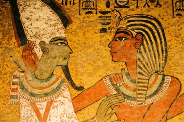 Maalaus haudan pohjoisseinällä; Osiris; KV 62, Tutankhamon ja fa..., 2003 (kuva)