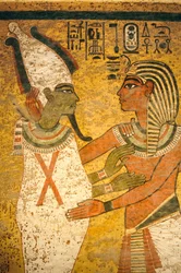 Seinämaalaus kuningas Tutankhamonin haudassa; Egypti; Uusi valtakunta; Tutankhamon; Valley o..., 2003 (kuva)
