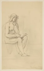 Alastontutkimus "The Contemplative Life" varten Lunetten hallintorakennuksessa, Oberlin College, Oberlin, OH