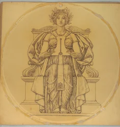 Tutkimus "Rectitude" Lunette Hudson County Courthouse, Jersey City, NJ