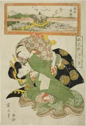 Etujoukossa (Katata Rakugan), sarjasta "Fashio na be English view of you (Furyu Omi Hakkei)"